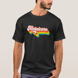 Metalcore Muziek Punk Thrash Rainbow Heavy Metal T-shirt