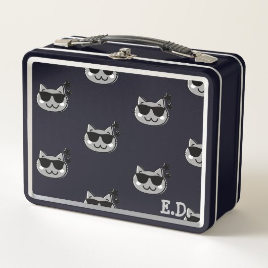 METALE LUNCHDOOS KATTEN (Voorkant)