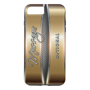 Metalen achtergrond art 4 iPhone 8 plus / 7 plus hoesje