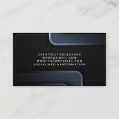 Metalen achtergrond | Schaar Visitekaartje (Achterkant)