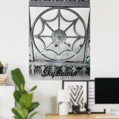 Metalen banden poster (Thuiskantoor)