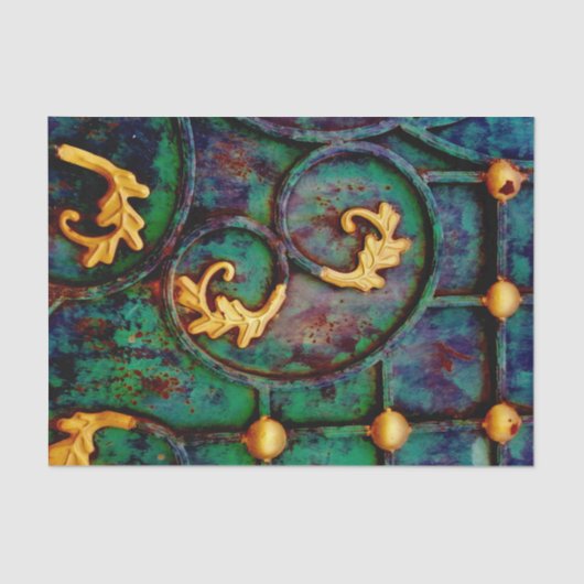 Metalen bladeren tissuepapier (Voorkant)