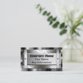 Metalen blik van staal Diamond Pattern Visitekaartje (Staand voorkant)