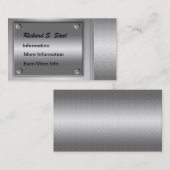 Metalen Borden Visitekaartjes (Voorkant / Achterkant)