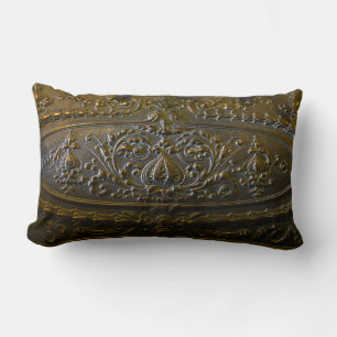  metalen decoratie elegant floraal oud sculpt kussen