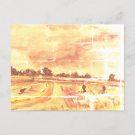 Metalen detecteren in de velden 2 briefkaart