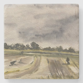 Metalen detecteren in de velden 2 stenen onderzetter