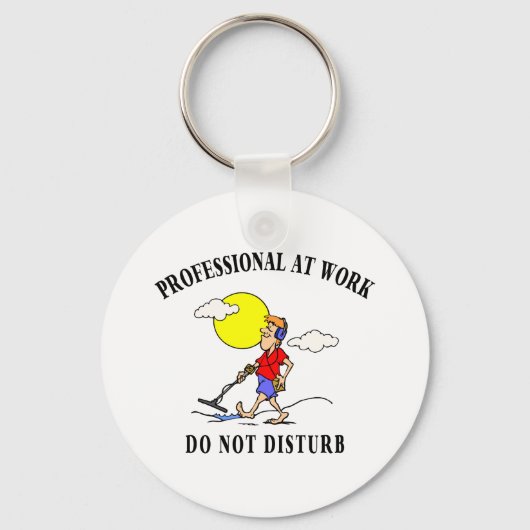 Metalen detecterende cadeaus sleutelhanger (Voorkant)