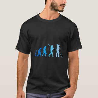 Metalen detector sonde met detector metaaldetector t-shirt