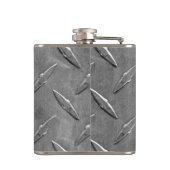 Metalen diamantplaten heupfles (Achterkant)