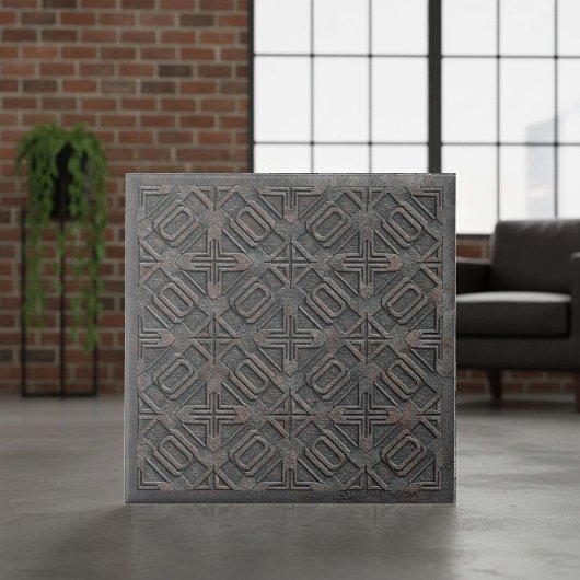 Metalen Geometrisch Gietijzer #7 ID1227 Tegeltje