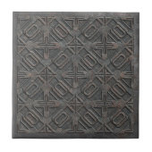 Metalen Geometrisch Gietijzer #7 ID1227 Tegeltje (Voorkant)