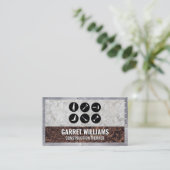 Metalen klinknagels | Beton | Vuile Visitekaartje (Staand voorkant)