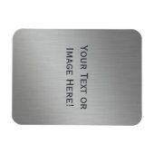 Metalen Look aangepaste magneet (Horizontaal)