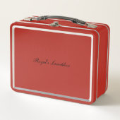 Metalen Lunchbox (Voorkant)
