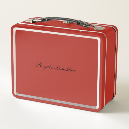 Metalen Lunchbox (Achterkant)