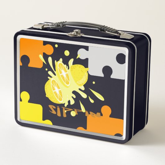Metalen Lunchbox (Voorkant)