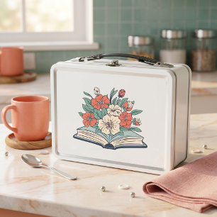 Metalen lunchbox boek