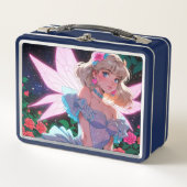 Metalen lunchbox/cosmeticadoos (Voorkant)