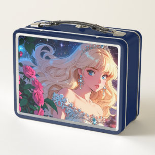 Metalen lunchbox/cosmeticadoos