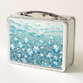 Metalen lunchbox/cosmeticadoos (Achterkant)