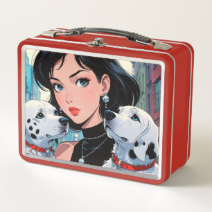 Metalen lunchbox/cosmeticadoos