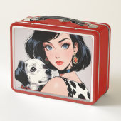 Metalen lunchbox/cosmeticadoos (Achterkant)