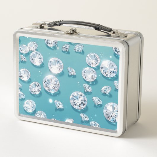 Metalen lunchbox/cosmeticadoos (Voorkant)