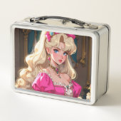 Metalen lunchbox/cosmeticadoos (Achterkant)