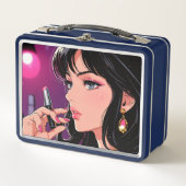 Metalen lunchbox/cosmeticadoos (Voorkant)