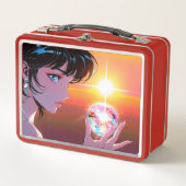 Metalen lunchbox/cosmeticadoos (Voorkant)