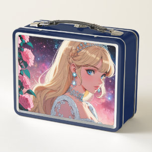 Metalen lunchbox/cosmeticadoos