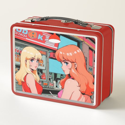 Metalen lunchbox/cosmetische doos (Achterkant)