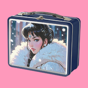 Metalen lunchbox (cosmetische doos)