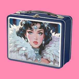 Metalen lunchbox (cosmetische doos)