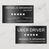 Metalen Moderne Minimaal Stuurprogramma Visitekaartje (Voorkant / Achterkant)