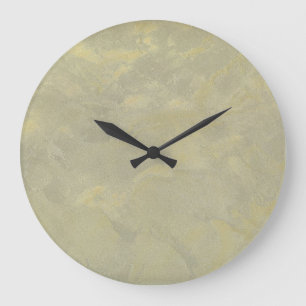 Metalen pleister faux finish ronde klok