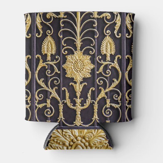 Metalen poort, ingewikkeld patroonontwerp. blikjeskoeler (Voorkant)