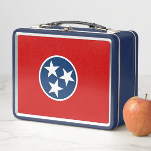 Metalen Roestvrij Lunchbox met Tennessee vlag