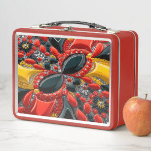 Metalen Roestvrije Lunchbox met Duitsland Kleuren