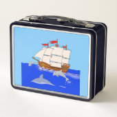 Metalen rondzenddoos voor poppen (Achterkant)