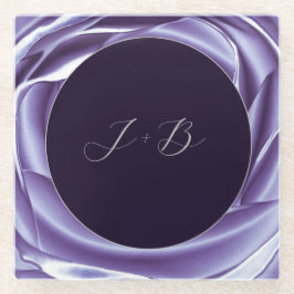 Metalen Roze Paarse Vierkante Onderzetter Glazen Onderzetter