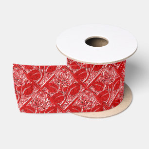 Metalen Rozen 24-RED-RIBBON SPOOL Lint