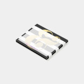 Metalen & Stripes Ampersand Post-its Post-it® Notes (Schuin)