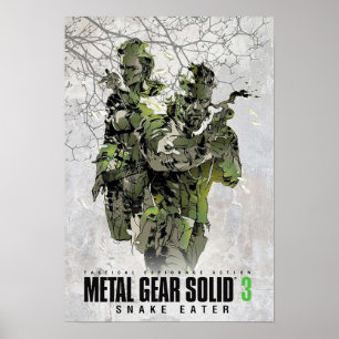 Metalen tandwielen Solid 3 Design Poster