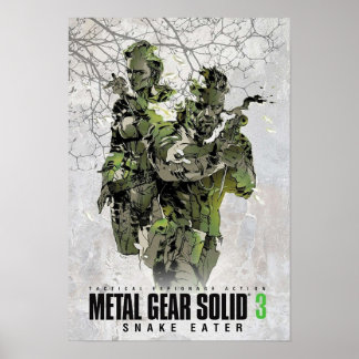 Metalen tandwielen Solid 3 Design Poster