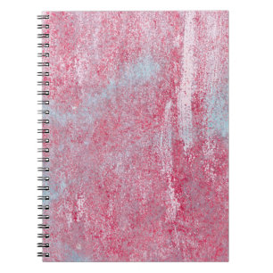 metalen textuur met krassen en abstracte barsten; notitieboek