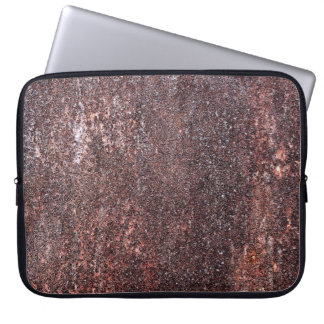 Metalen  textuur met krassen en kraakbedekking laptop sleeve
