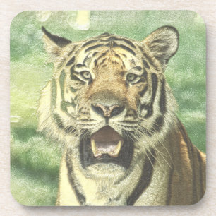 metalen tijger bier onderzetter