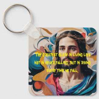 Metalen Vierkante Sleutelhangers